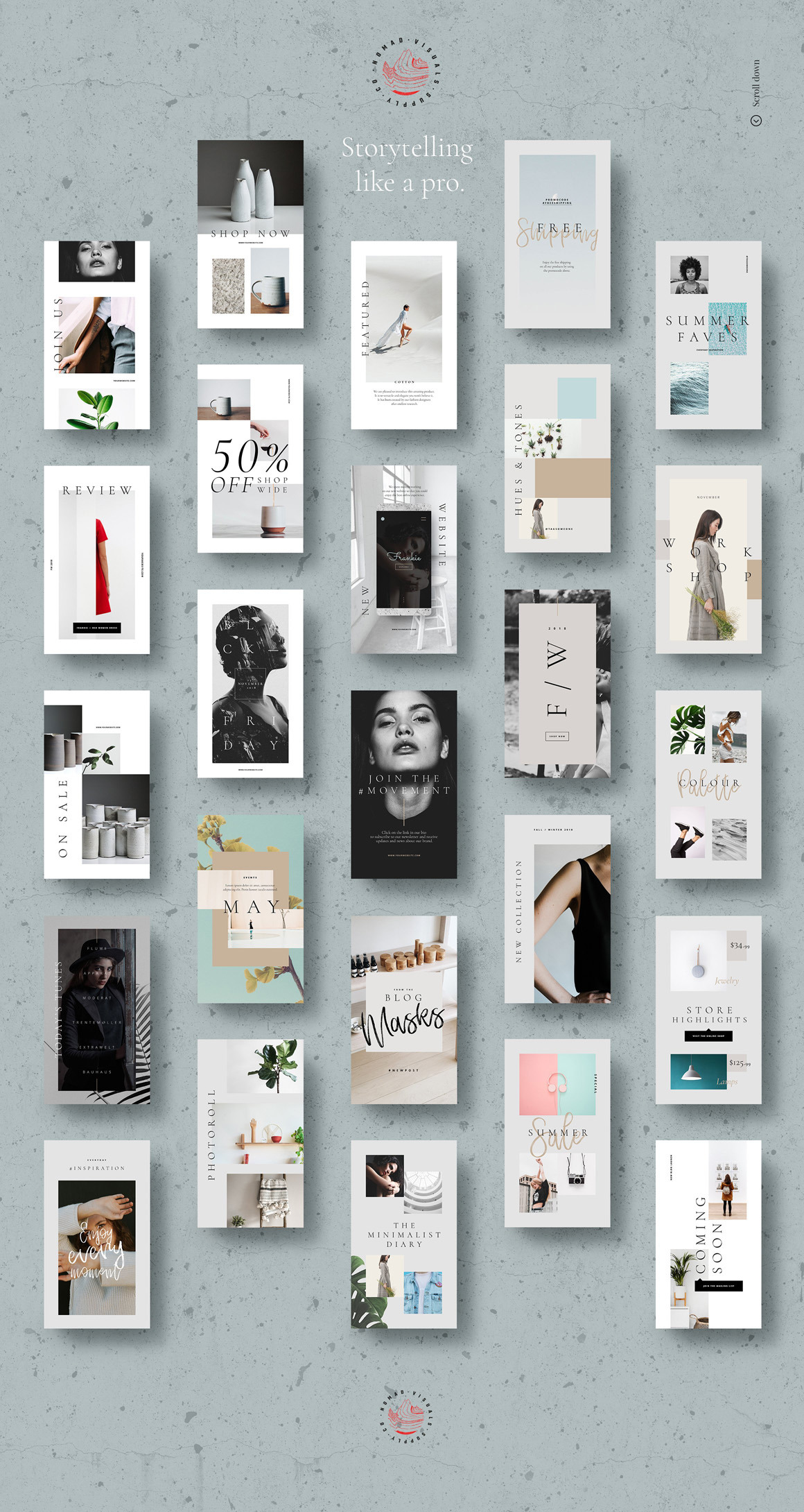 Minimal boutique - Animated Instagram Stories Templates Minimal boutique - Animated Instagram Stories Templates