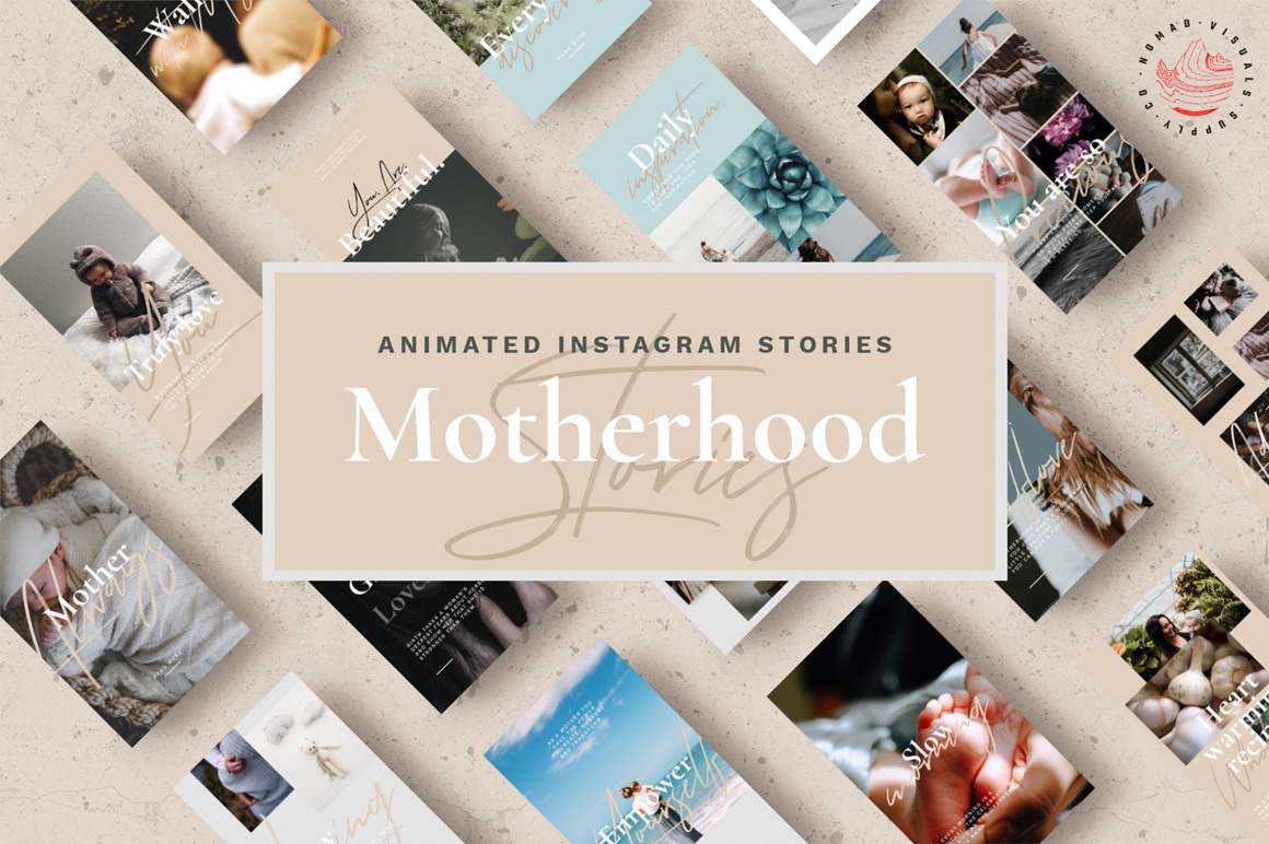 Motherhood — Animated Instagram Stories Motherhood — Animated Instagram Stories