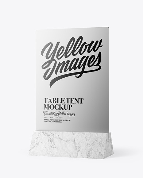 Table Tent Mockup