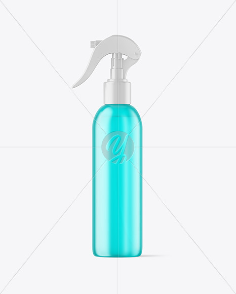 Frosted Spray Bottle Mockup