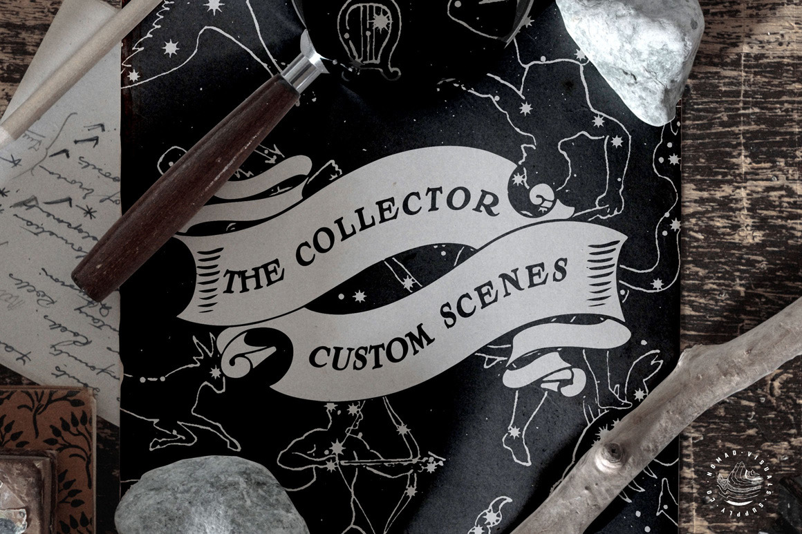 The Collector - Custom Mockup Scenes