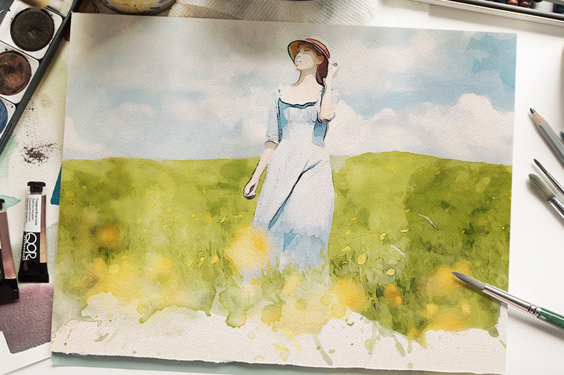 Watercolor Studio - Photo to Watercolor Template Watercolor Studio - Photo to Watercolor Template