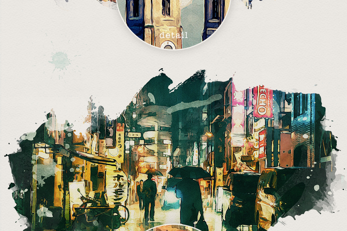 Watercolor Studio - Photo to Watercolor Template Watercolor Studio - Photo to Watercolor Template