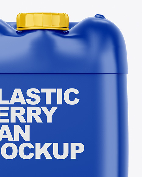 Plastic Jerry Can Mockup