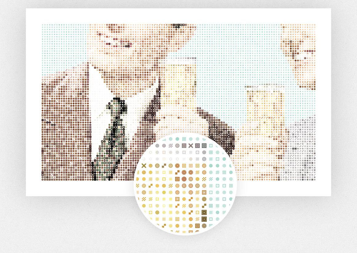 Vector Mosaic for Illustrator Vector Mosaic for Illustrator
