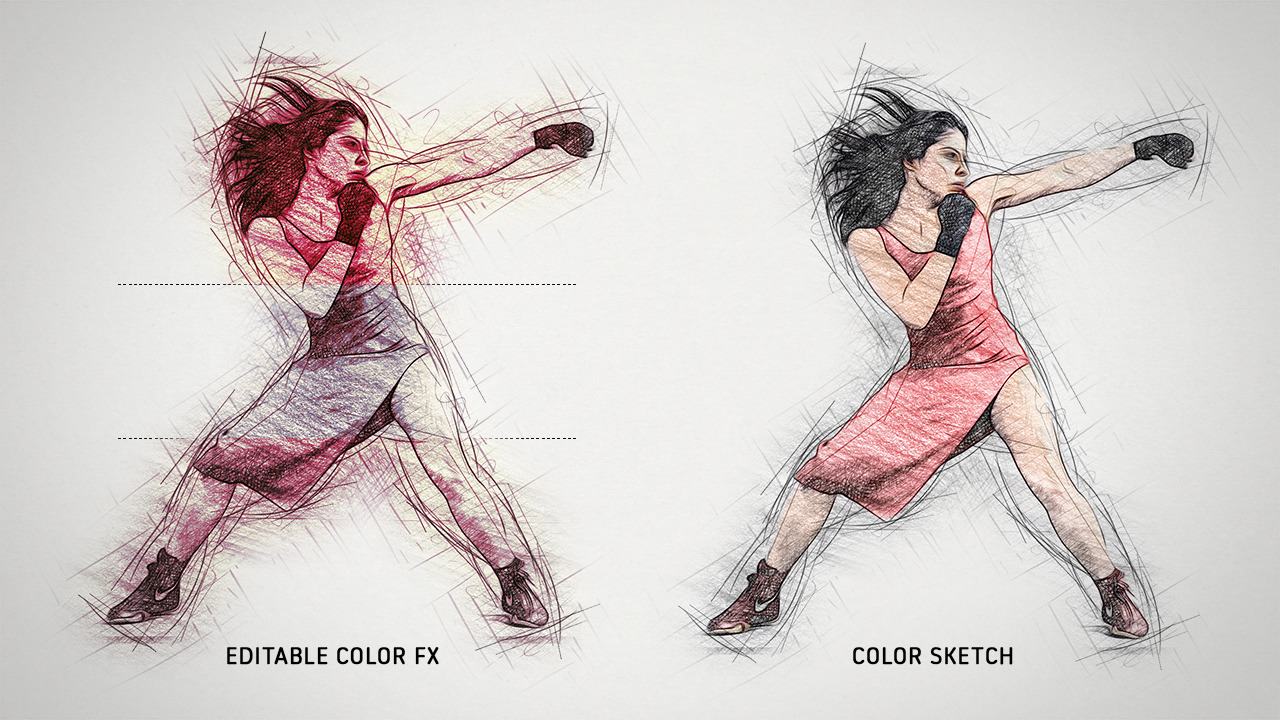 Dynamic Sketch Photoshop Action Dynamic Sketch Photoshop Action