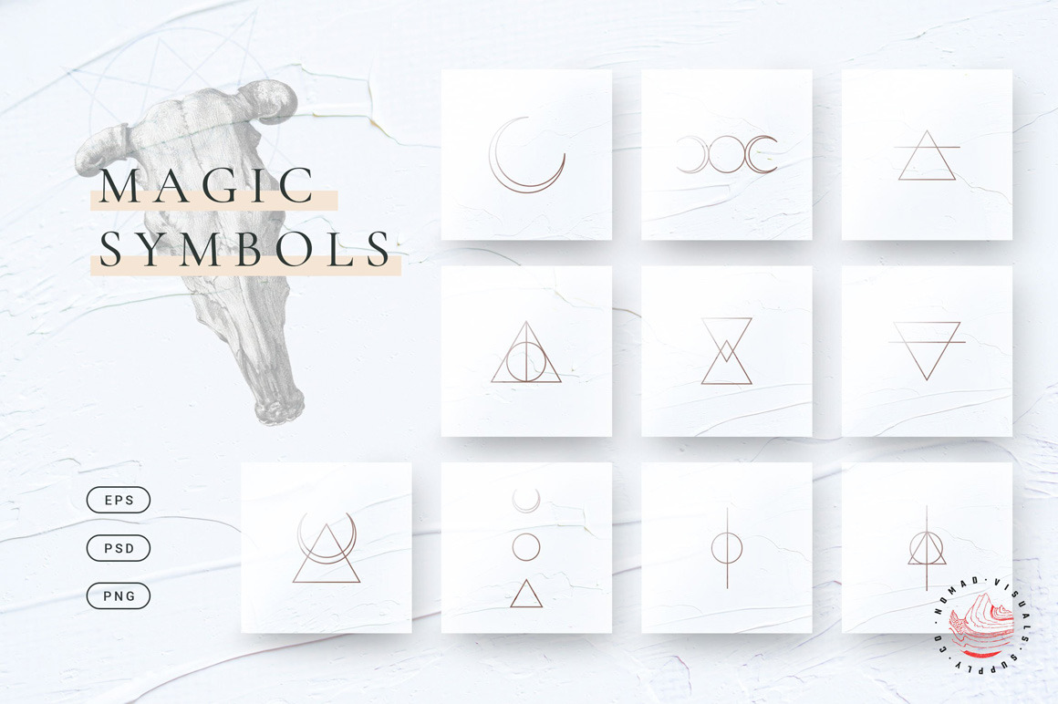 Minimalistic Magic Symbols