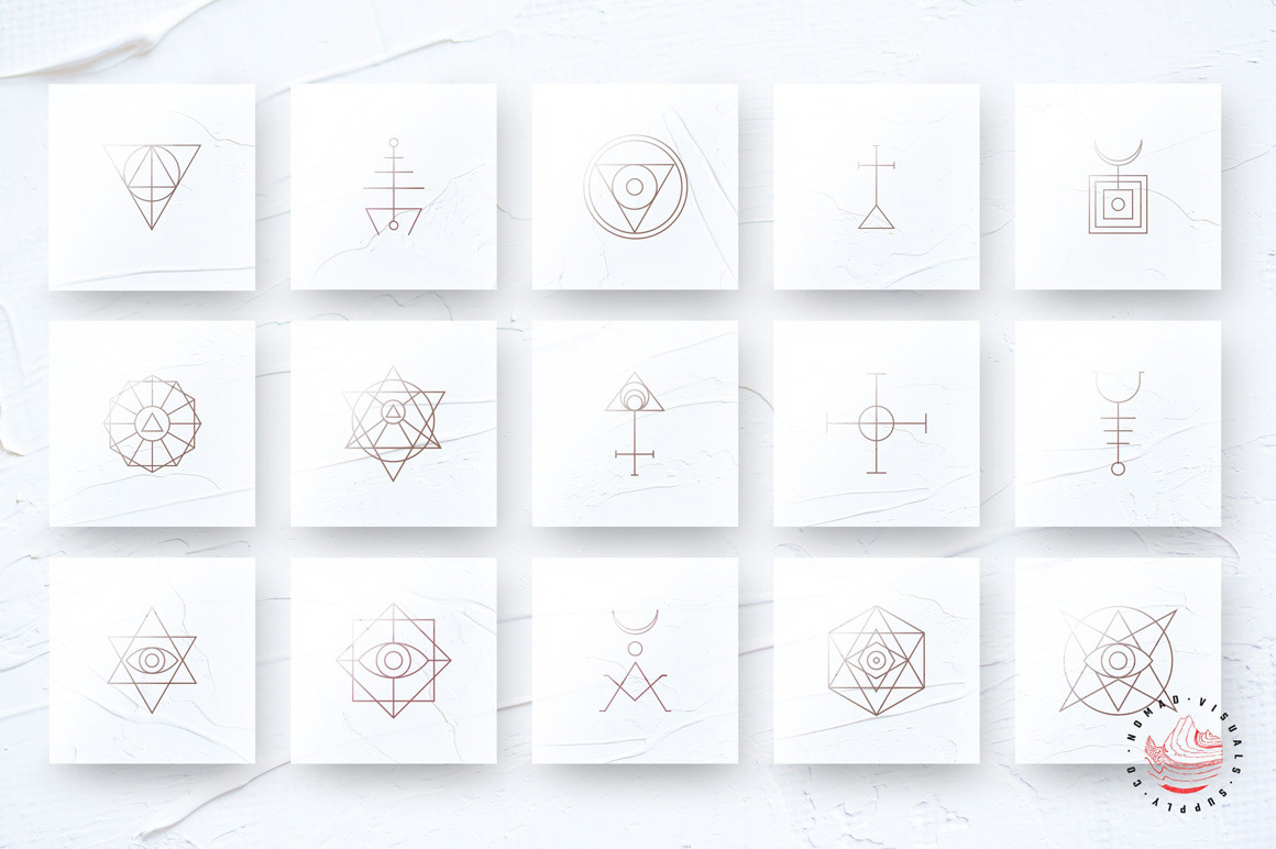 Minimalistic Magic Symbols