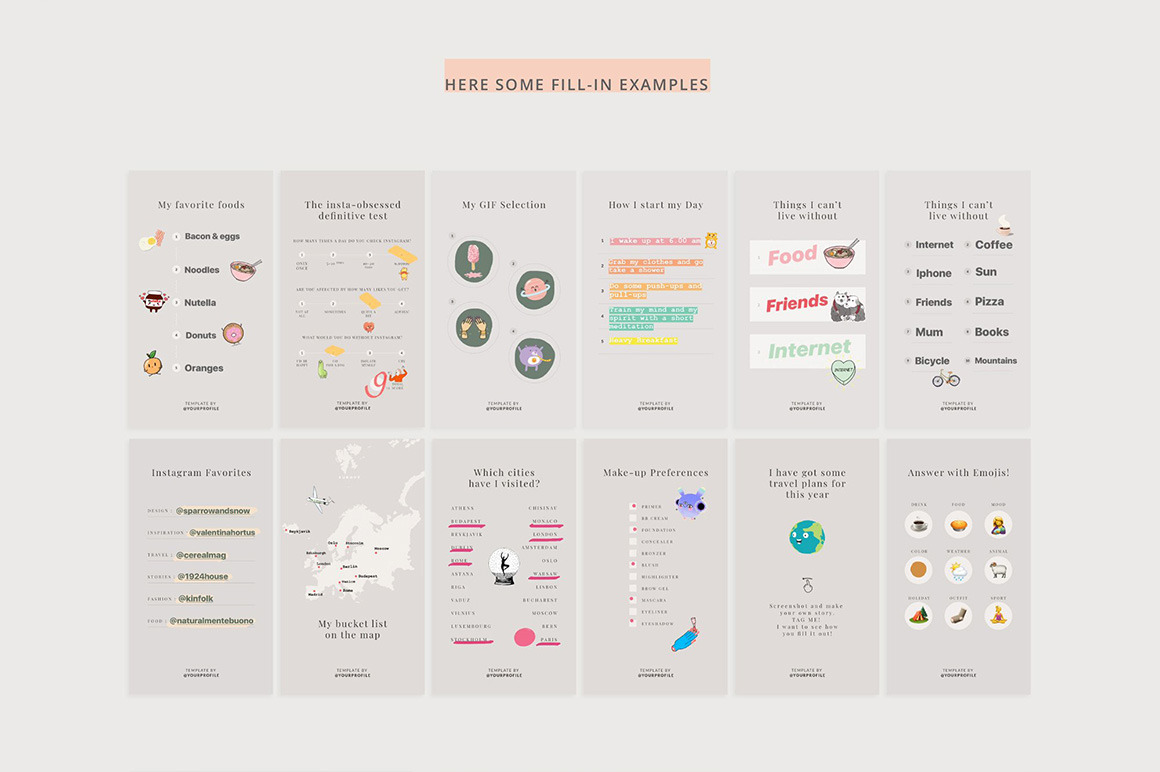 Q+A Stories Templates Q+A Stories Templates