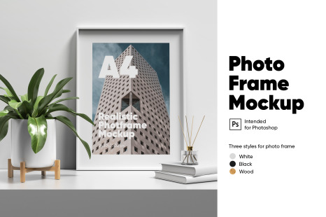 Photo Frame Mockup - Stationery Mockups