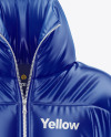 Glossy Women's Down Jacket Mockup