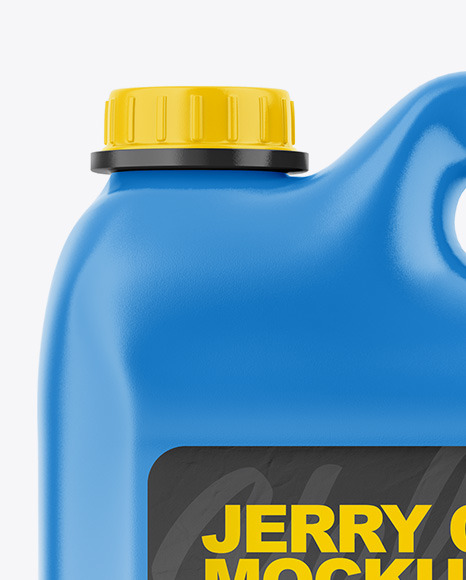 Glossy Jerry Can Mockup