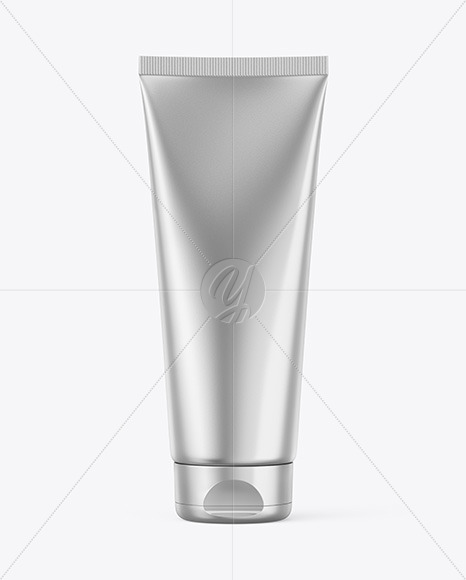 Metallic Cosmetic Tube Mockup