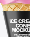 Ice Cream Cone Mockup