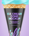 Ice Cream Cone Mockup