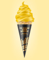 Ice Cream Cone Mockup