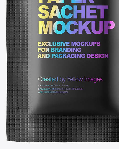 Matte Sachet Mockup