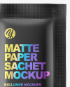 Matte Sachet Mockup