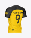 Men’s Soccer Jersey Mockup – Back Half-Side View