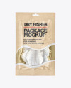 Bag With Dry Fishes Mockup