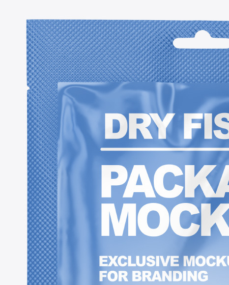 Bag With Dry Fishes Mockup