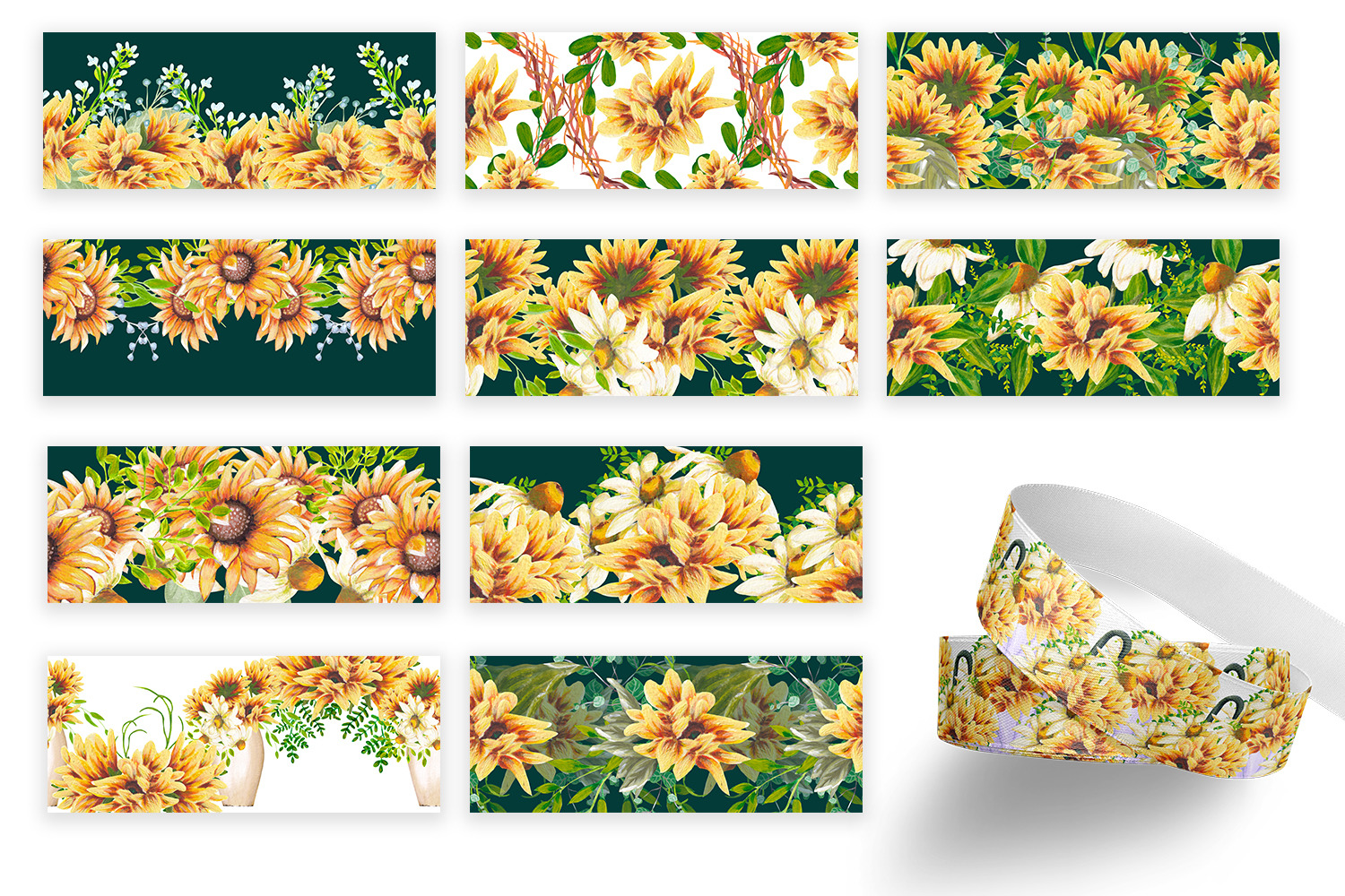 Sunflower Pattern Collection Sunflower Pattern Collection