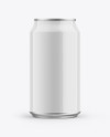 Glossy Finish Aluminum Drink Can Mockup