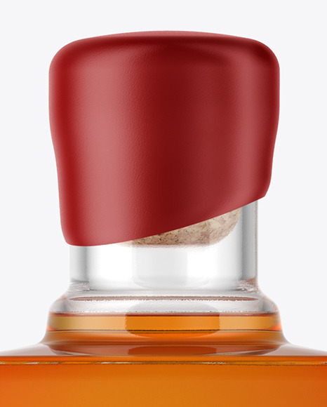 Square Whiskey Bottle Mockup