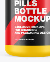 Matte Pills Bottle Mockup