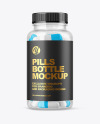 Clear Pills Bottle Mockup