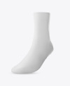 Sock Mockup - Half Side View