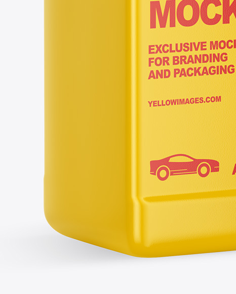 Motor Oil Bottle Mockup