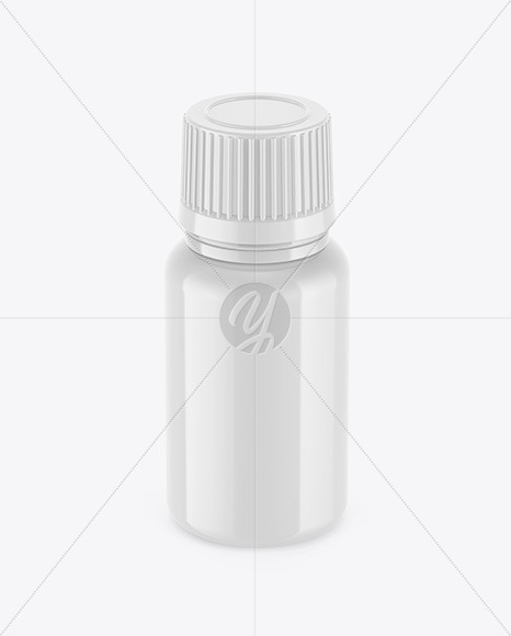 Glossy Pills Bottle Mockup