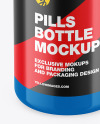 Glossy Pills Bottle Mockup