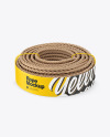 Twisted Sisal Rope Package Mockup - High-Angle View