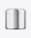 Metallic Cosmetic Jar Mockup