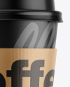 Matte Coffee Cup w/ Holder Mockup