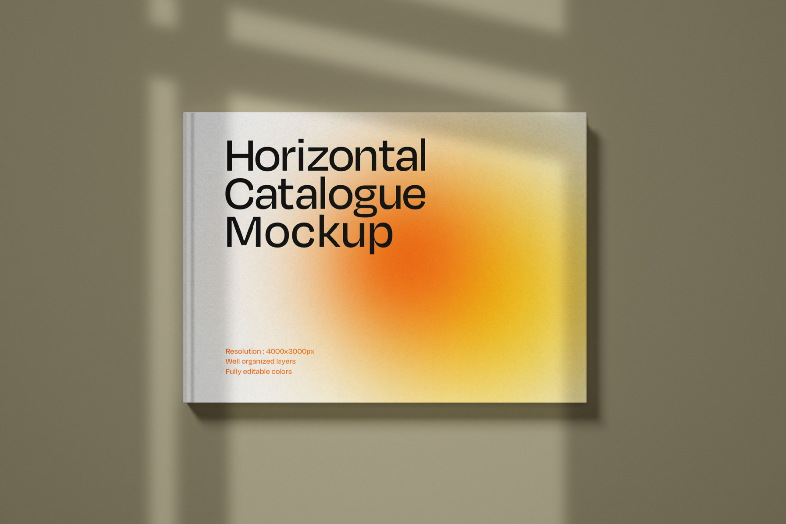 Horizontal Catalogue and Magazine Mockup Set