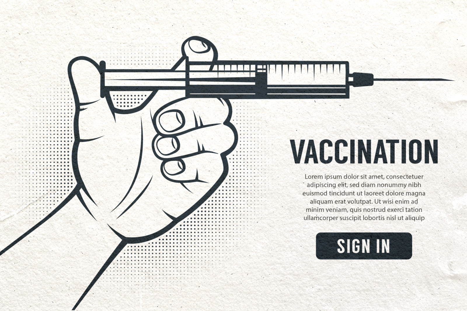 Vaccination Logos and illustrations Vaccination Logos and illustrations
