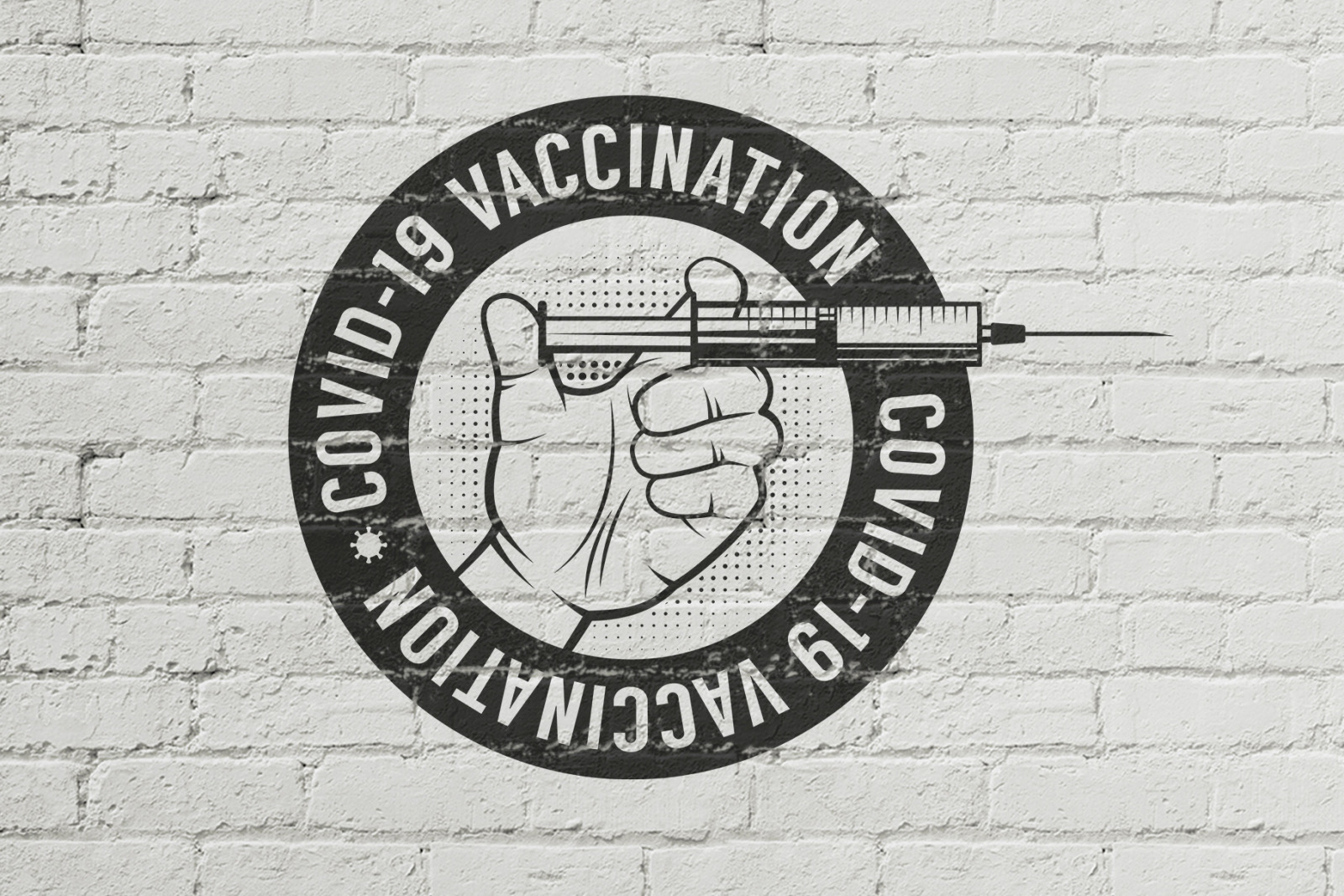 Vaccination Logos and illustrations