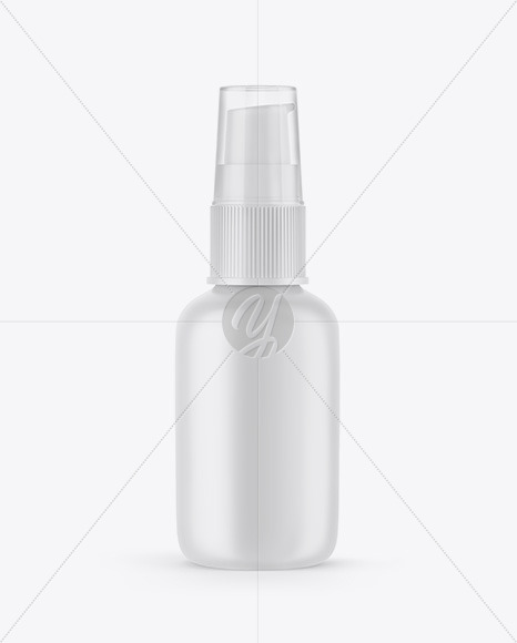 Matte Spray Bottle Mockup