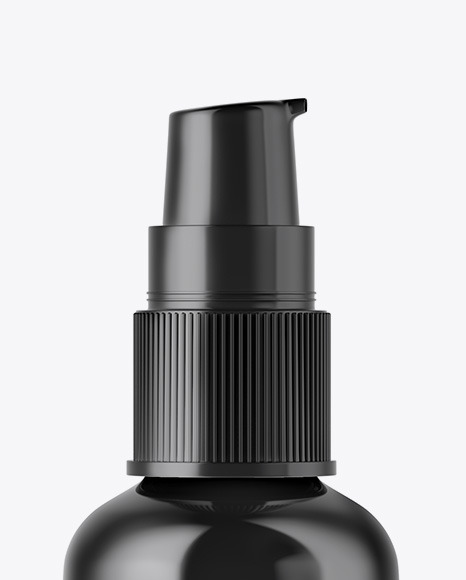 Glossy Spray Bottle Mockup