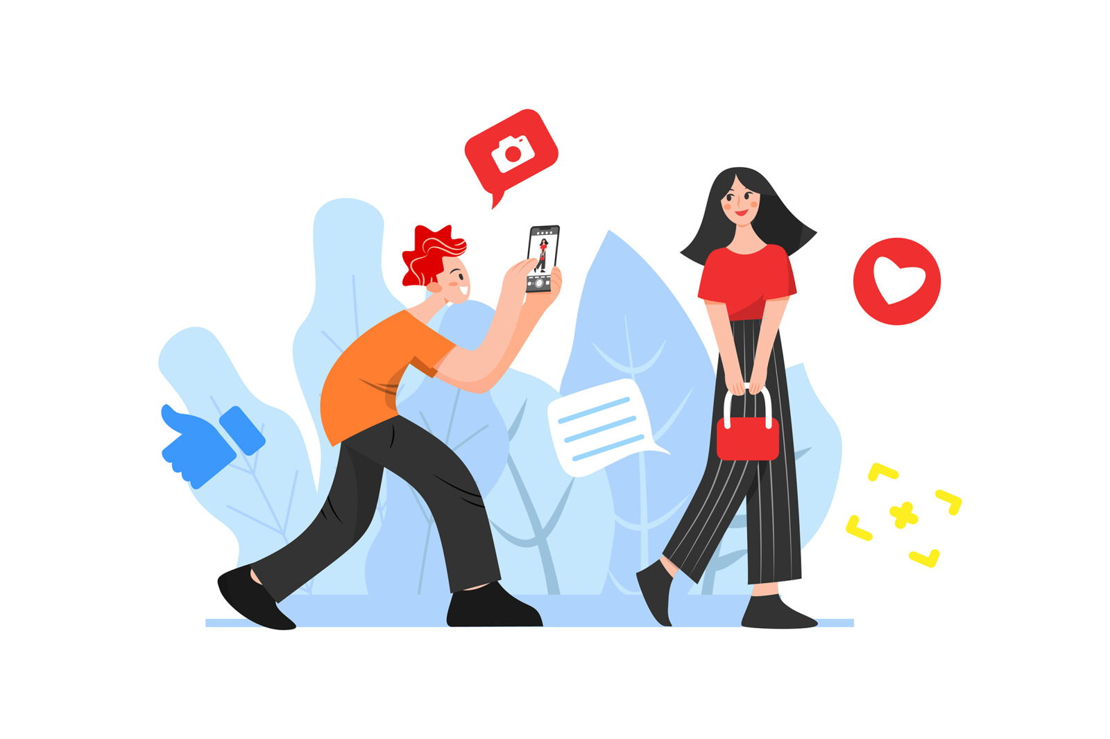 M79_Social Network Illustrations M79_Social Network Illustrations