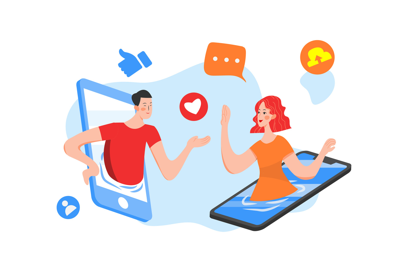 M79_Social Network Illustrations M79_Social Network Illustrations