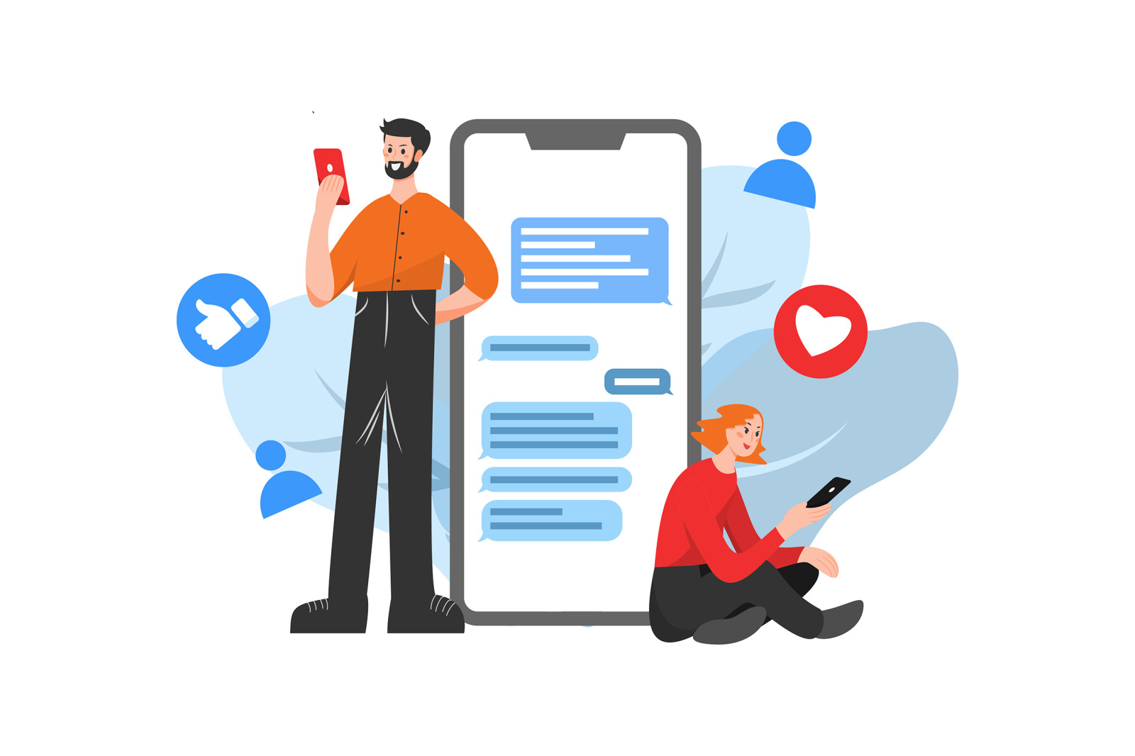M79_Social Network Illustrations M79_Social Network Illustrations