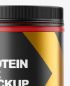Matte Protein Jar Mockup