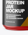 Matte Protein Jar Mockup