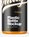 Matte Plastic Bottle Mockup