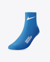 Sock Mockup - Half Side View