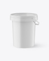 Glossy Paint Bucket Mockup